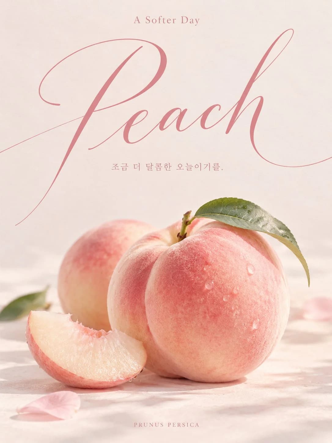 캘리그라피 감성 매거진 포스터 프롬프트