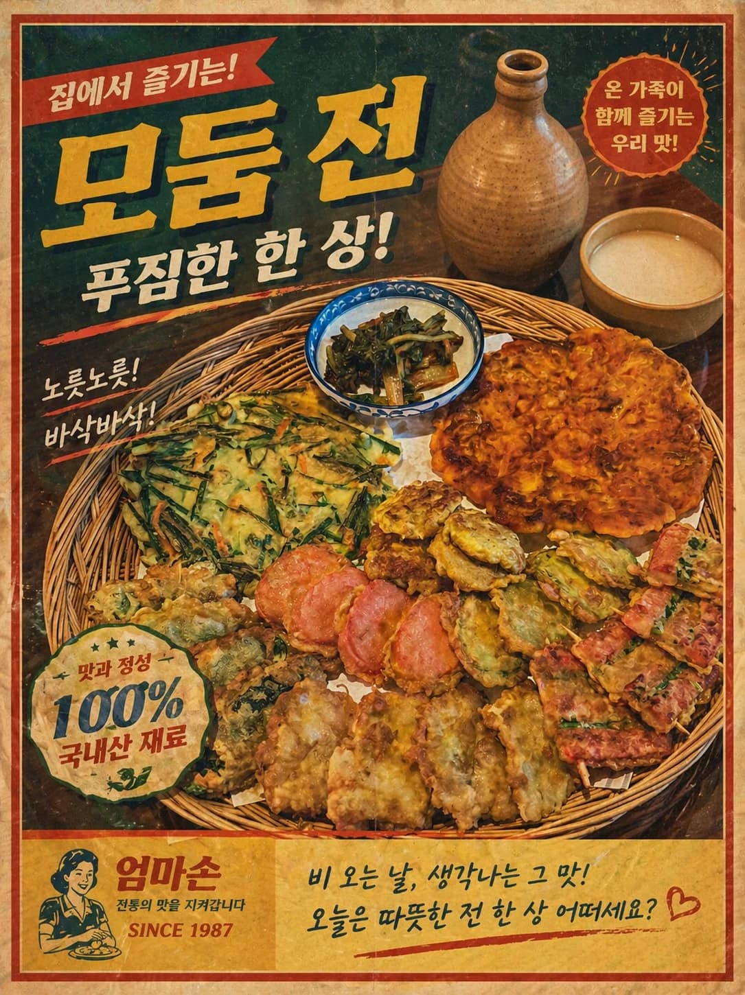 80•90년대 레트로풍 감성 포스터로 만드는 프롬프트